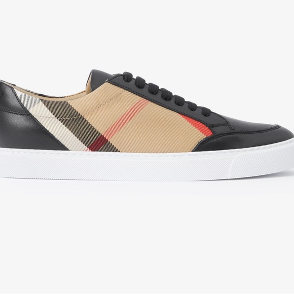 BURBERRY Salmond leather sneakers - Picture 1 of 6